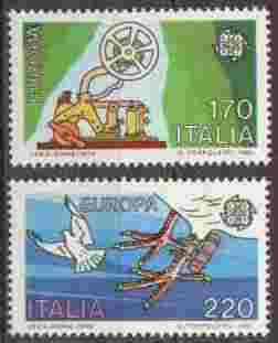 CEPT / Europa 1979 Italie N° 1389 Et 1390 ** Histoires Postales - 1979