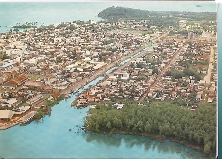 DEP 973 CAYENNE VUE AERIENNE LA CRIQUE - Autres & Non Classés