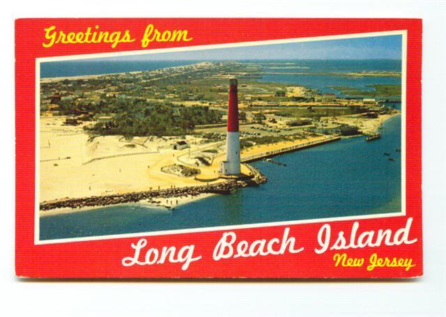 Cpm Phare Lighthouse USA Long Beach Island - Lighthouses