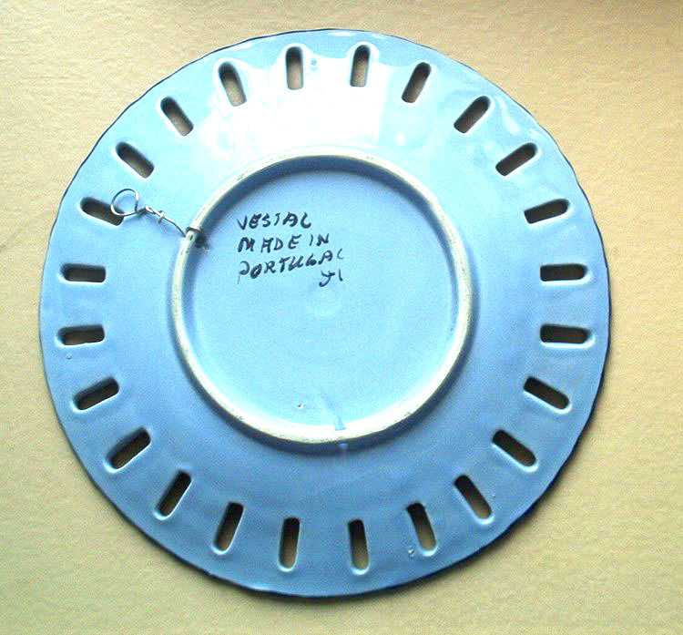 Assiette à Suspendre - Wand Bord - Wall Plate - AS 1169 - Alcobaca (PRT)