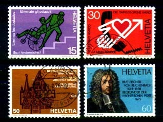 SUISSE - Yvert - 987/90 - Cote 2 € - Andere & Zonder Classificatie