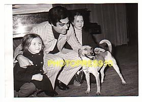 PHOTO DE PRESSE / RARE  : Enrico MACIAS Et Ses Enfants  . 1970  ( 3 ) - Fotos