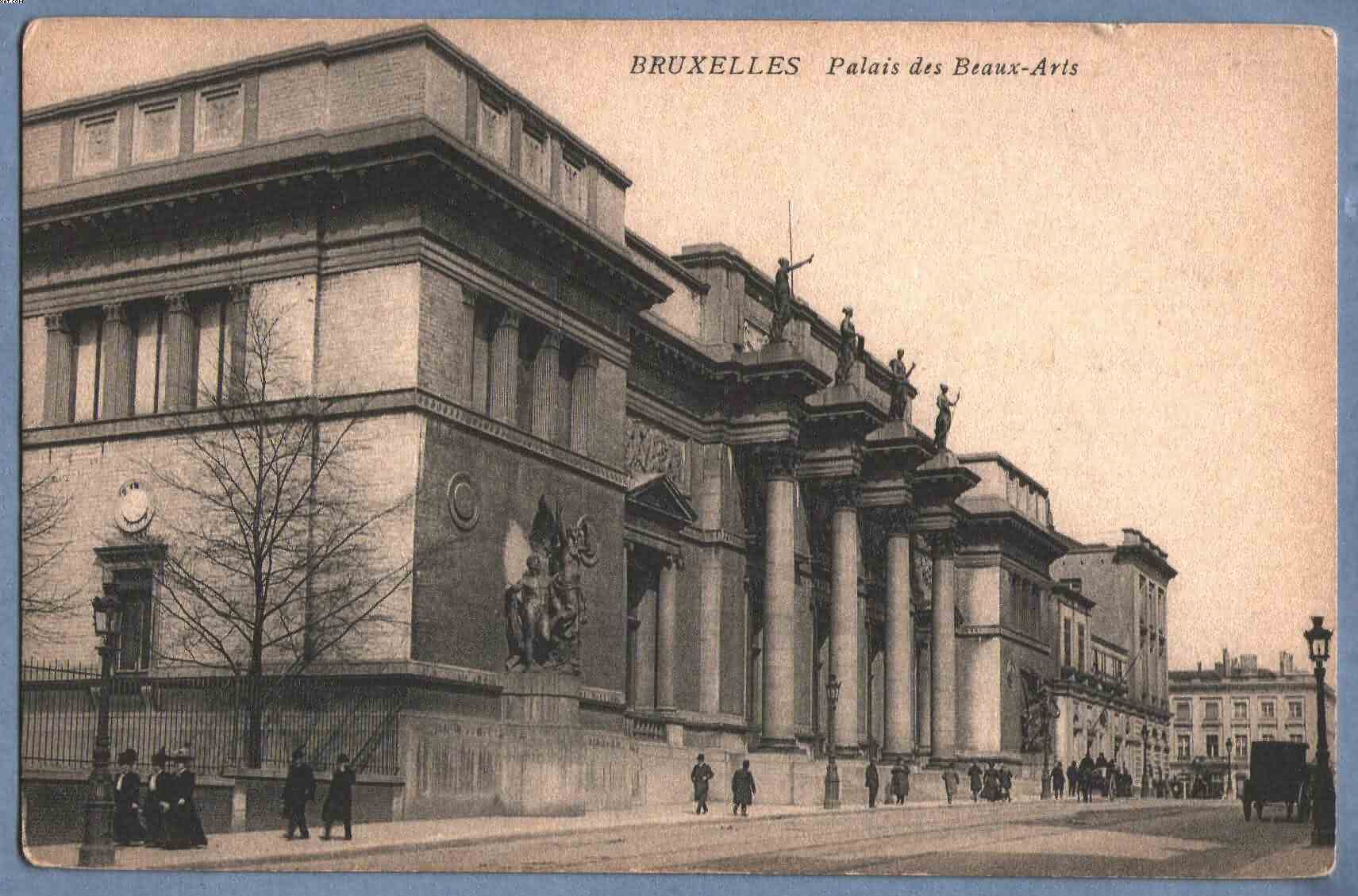 * Brussel - Bruxelles * Palais De Beaux-arts, Museum Der Schone Kunsten, Pictures Gallery, Hoeden, Paard En Koets, Animé - Museos