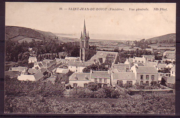 FINISTERE - St Jean Du Doigt - Vue Generale - Saint-Jean-du-Doigt