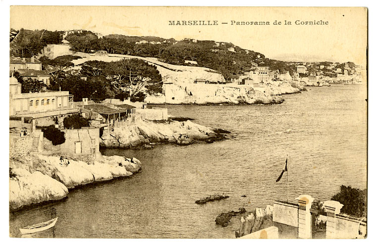 {17254} 13 Marseille Panorama De La Corniche . - Endoume, Roucas, Corniche, Plages