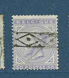 Belgique 41 Obl - 1883 Leopoldo II