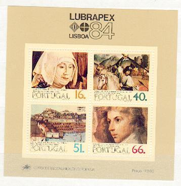 Portugal  Fb ** LUBRAPEX 1984 (68) - Musei
