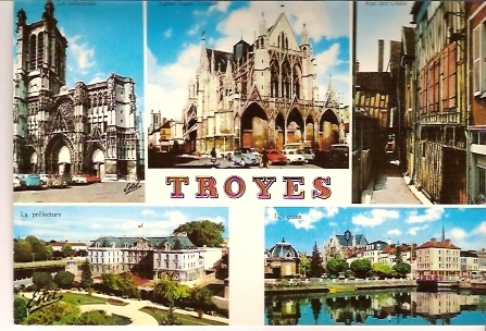 TROYES : Multivues (AUBE -10- )/CPM/écrite Sans Date / Très  Bon Etat - Bar-sur-Aube