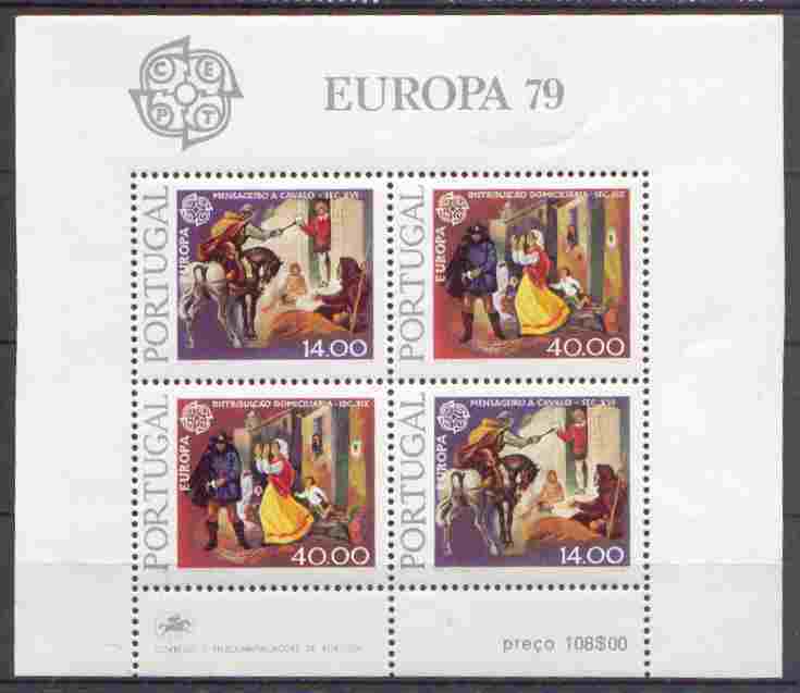 CEPT / Europa 1979 Portugal N° BF 27 **  Bloc Feuillet - 1979