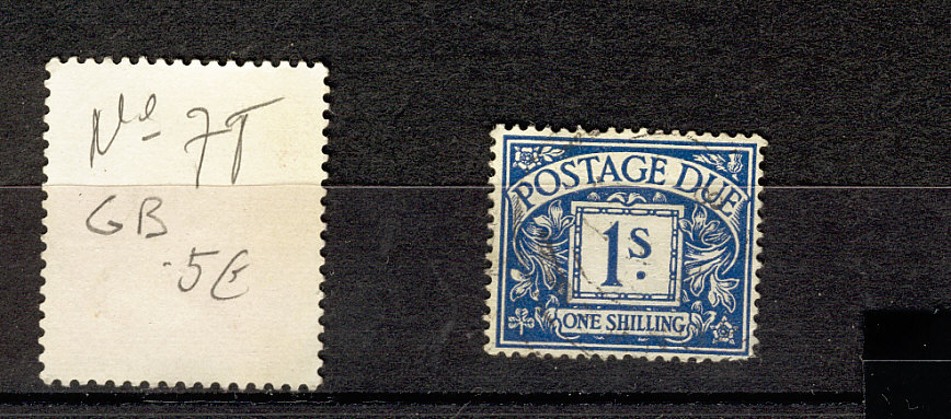 GREAT BRITAIN N° 7   POSTAGE DUE - Tasse