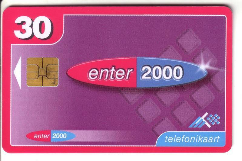 USED ESTONIA PHONECARD 1999 - ET0108 - Enter 2000 (30.-) - Estonia