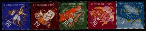 HAITI  Scott # 475-9 VF USED - Haití