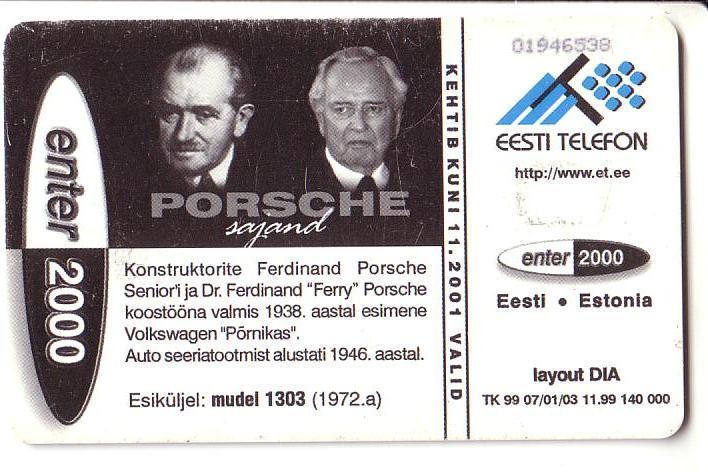 USED ESTONIA PHONECARD 1999 - ET0118 -  VW Beetle - Estland