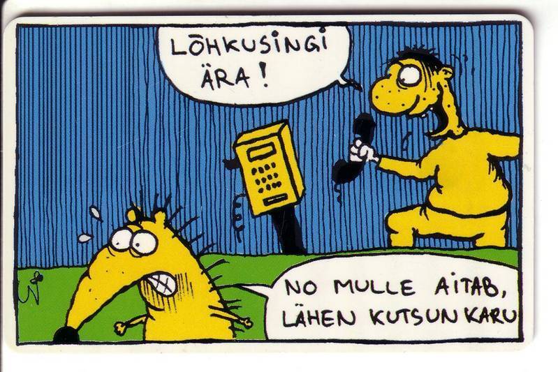 USED ESTONIA PHONECARD 2000 - ET0134 -  Comic Murakarud II - Estland