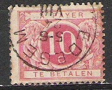 Belgique - Timbres-taxe - 1895 - COB 4 - Oblit. - Timbres