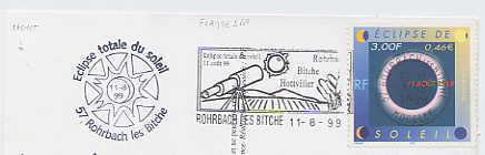 CP De L'éclipse Totale Du Soleil Le11 Août 1999 Avec Superbes Oblitérations (1371) - Astrology