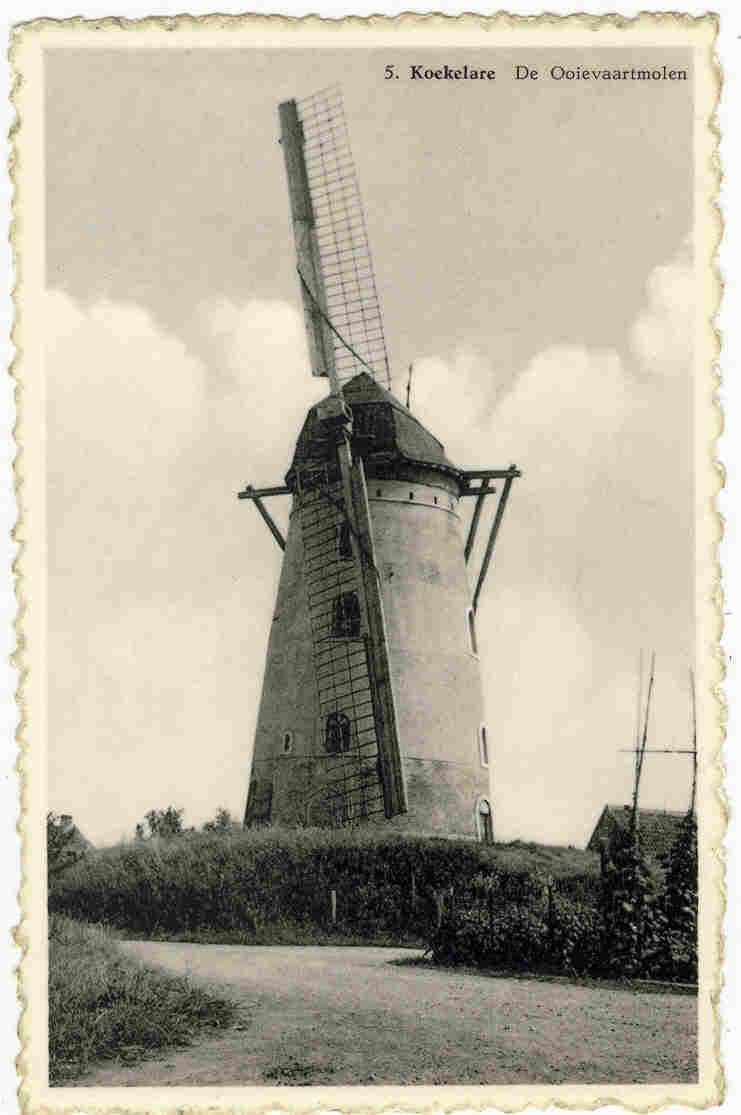 KOEKELAERE  - DE OOIEVAARTMOLEN - Koekelare