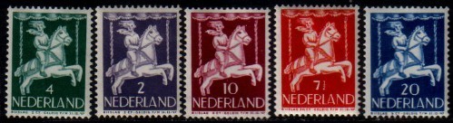 NETHERLANDS  Scott # B 170-4* VF MINT Hinged - Unused Stamps