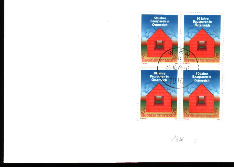 Fdc Philatélie & Monnaies > Monnaies Autriche 1975 Bloc De 4 Epargne Logement - Munten