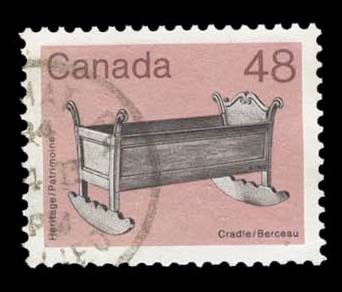 Canada (Scott No. 929 - Berceau / Cradle) (o) - Oblitérés