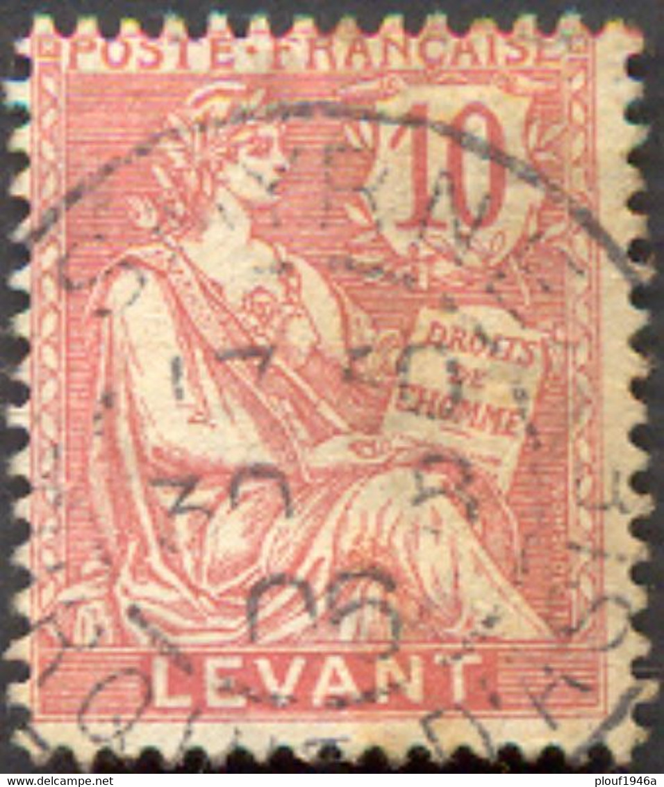 Pays : 277,4 (Levant : Bureaux Français)  Yvert Et Tellier N°: 14 (o) - Used Stamps