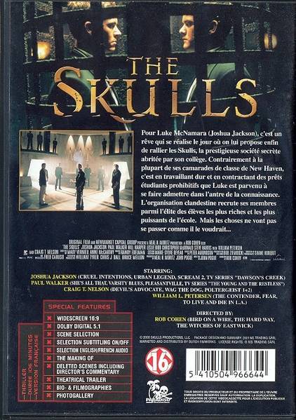 THE SKULLS - SOCIETE SECRETE - Action, Adventure