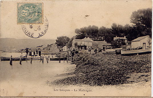 LES LECQUES  LA MADRAGUE  1905 - Les Lecques