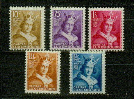 LUXEMBOURG Nº 244 A 248 ** - Unused Stamps