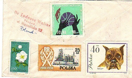 Carta  Aerea POZNAN (Polonia) 1963 - Vliegtuigen