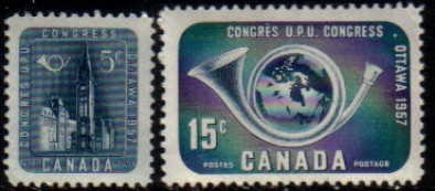 CANADA   Scott # 371-2* VF MINT LH - Unused Stamps