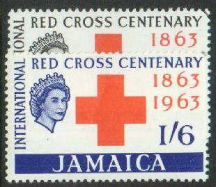 Jamaica - 1963 Red Cross. Scott 203-4. Used. Cancelled To Order With Full Gum - Jamaica (1962-...)
