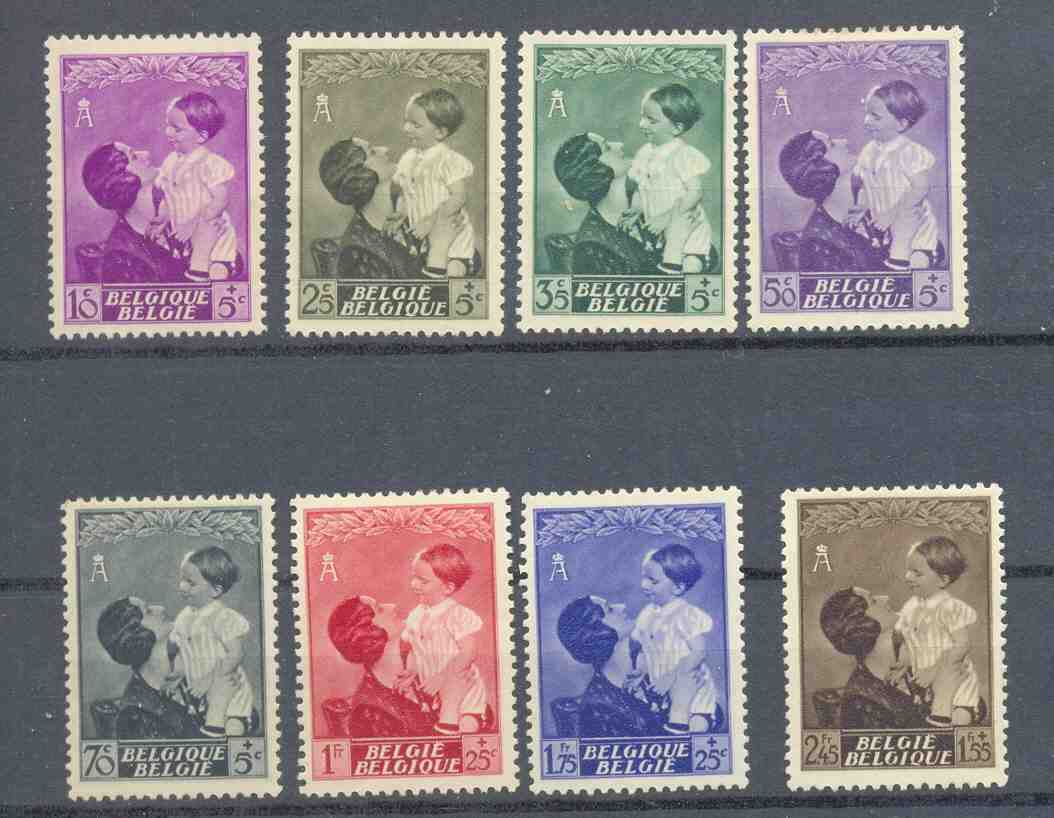 Belgie Ocb Nr :  447 - 454 * Met Scharnier (zie Scan) Lot 2 - Unused Stamps