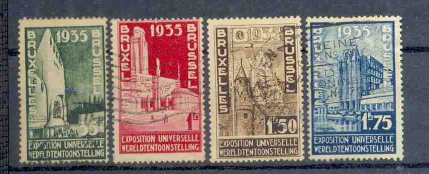 Belgie Ocb Nr :  386 - 389 Gestempeld (zie Scan) Lot 1 - Usati