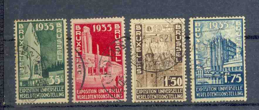 Belgie Ocb Nr :  386 - 389 Gestempeld (zie Scan) Lot 2 - Usati