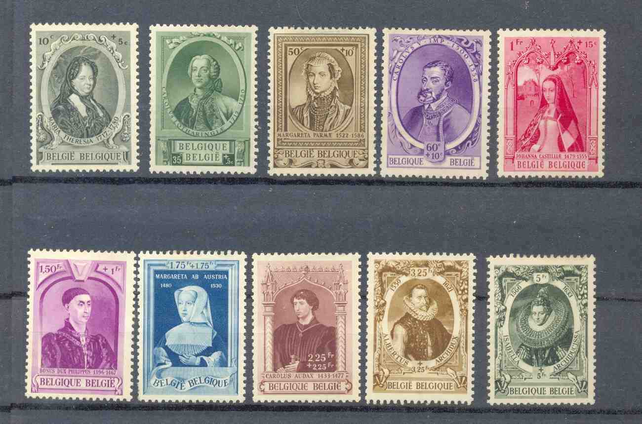 Belgie Ocb Nr : 573 - 582 * Met Scharnier (zie Scan) - Unused Stamps