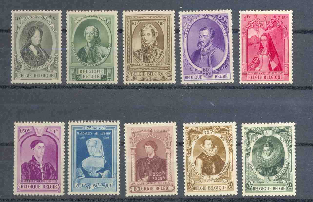 Belgie Ocb Nr : 573 - 582 * Met Scharnier (zie Scan) - Unused Stamps