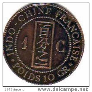 M 19 -- 1 CENT 1889 INDOCHINE - Trés Belle - - Sonstige & Ohne Zuordnung