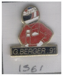 Ref 1561 - Pin´s "G BERGER 1991" - Personnes Célèbres