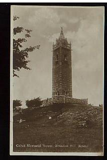 Jolie CP Ancienne Angleterre Cabot Memorial Tower Brandon Hill Bristol -  Neuve - Bristol