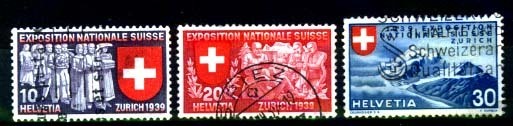 SUISSE - Yvert - 320/22 - Cote 8,30 € - Other & Unclassified