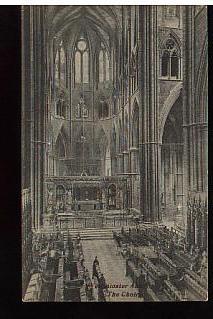 Jolie CP Ancienne Angleterre Westminster Abbaye Cathédrale Eglise Religion - Neuve - Westminster Abbey