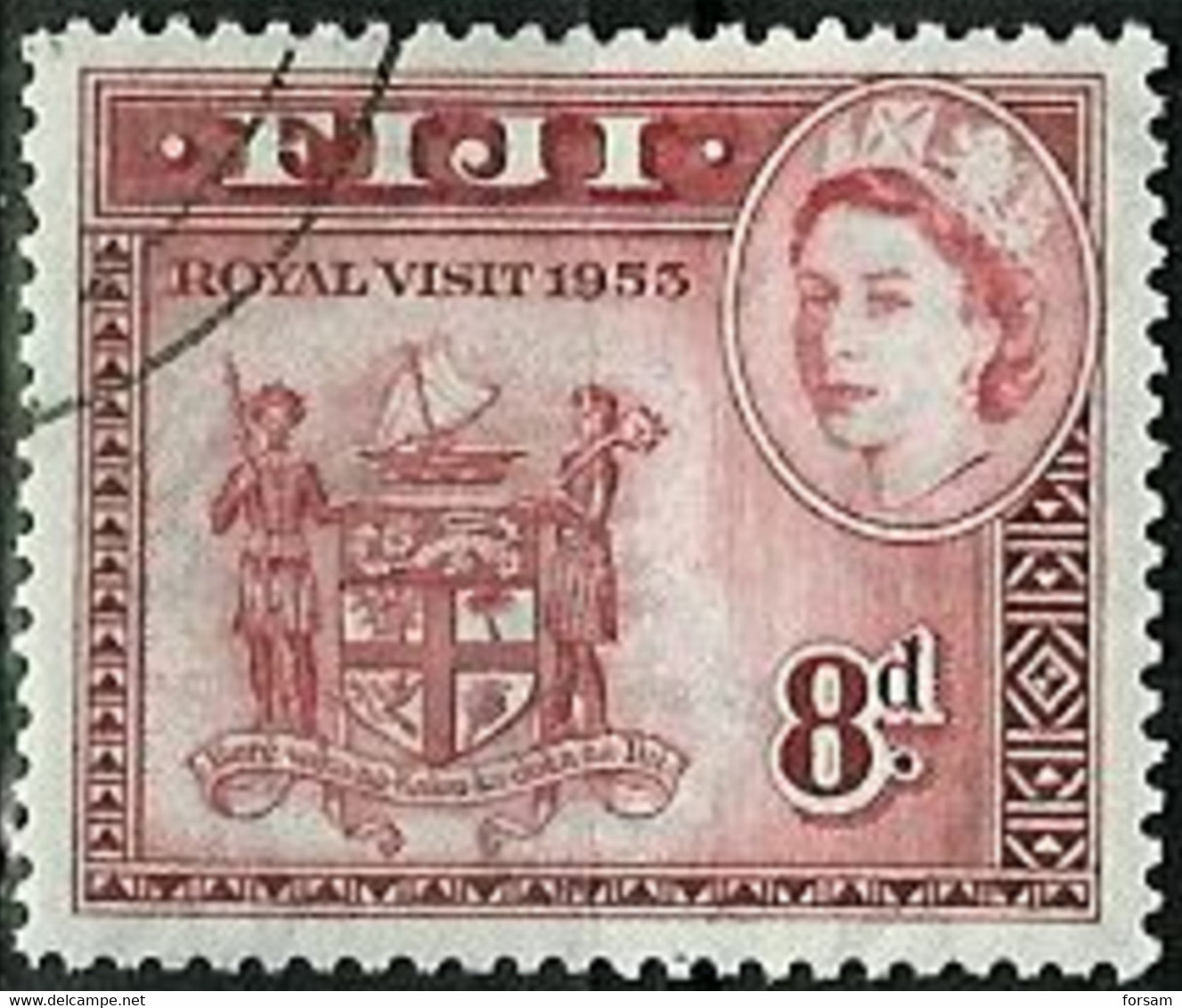 FIJI..1954..Michel # 131...used. - Fiji (1970-...)