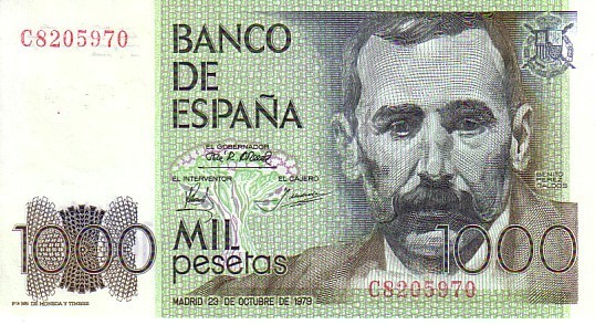 ESPAGNE   1 000 Pesetas  Daté Du 23-10-1979    Pick 158     ***** BILLET  NEUF ***** - [ 4] 1975-… : Juan Carlos I