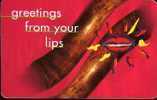 RSA Used Telephonecard "Greetings From Your Lips" Code Tnbg - Sudafrica