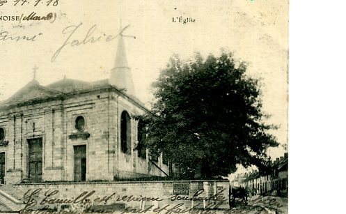 51 FERE CHAMPENOISE L EGLISE  ANIMATION 1918  VOITURE A CHEVAL - Fère-Champenoise