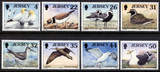 JERSEY : 11/08/1998 (**) Set - Seabirds And Waders   ( III ) - Jersey