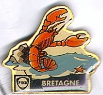 Fina. Serie Touristique. Bretagne. Le Homard - Fuels