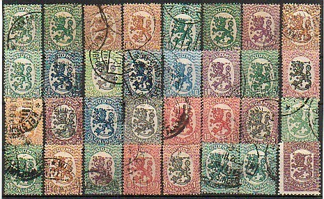 Lote 55 Sellos FINLANDIA - Used Stamps