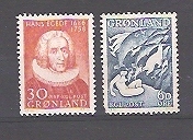 GROENLAND , Yvert N° 30 Et 32 ** Neufs Sans Charnières MNH ; Cote Mini 15 Euros ; B/TB - Unused Stamps