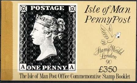 PIA - 1990 - Carnet De 3,5 £ - 150° Penny Black  (Yv C436) - Isola Di Man